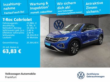 Volkswagen T-Roc Cabriolet GOAL 1.0 TSI LED NAVI APP KAMERA