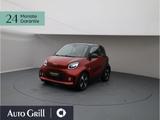 Smart fortwo EQ Exclusive 22kw 4seas Pano Kamera - mit Elektro-Antrieb: Coupe, Rot