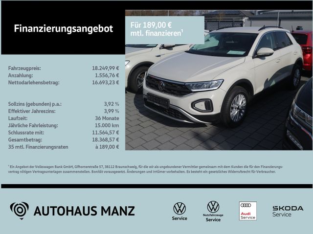 VW T-Roc 1.0 TSI Life KLIMA LED ALU