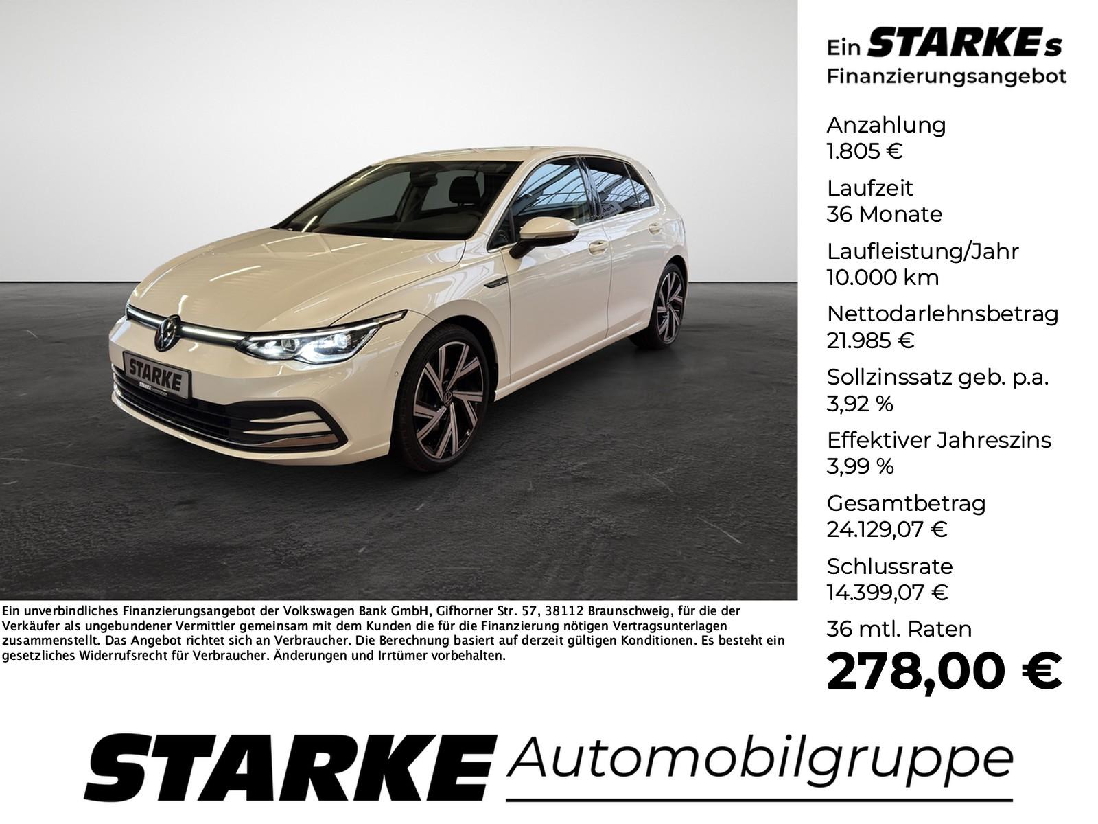 Volkswagen Golf 2.0 TSI DSG Style  AHK Navi LED Kamera PDC 
