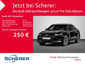 Audi Leasingangebot: Audi A3 Limousine advanced 30 TFSI NAVI AHK VIRTUAL+