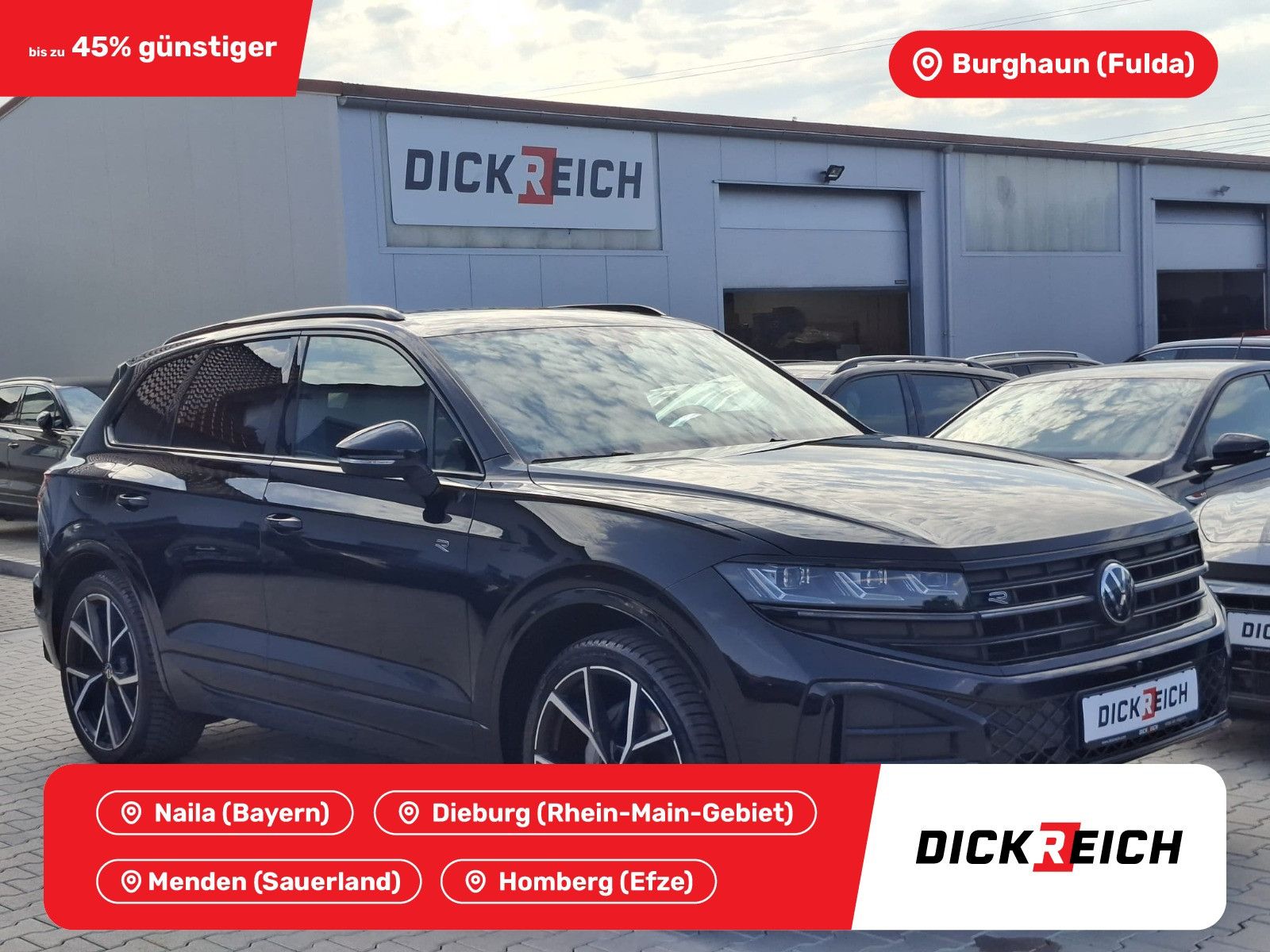 Fahrzeugabbildung Volkswagen Touareg 3.0TDI 4M R-Line VOLL Black 22" UPE 114T