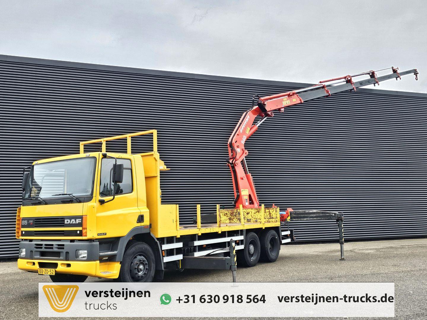 DAF CF 85.330 ATI / 40 t/m CRANE / KRAN / 8.500 km!