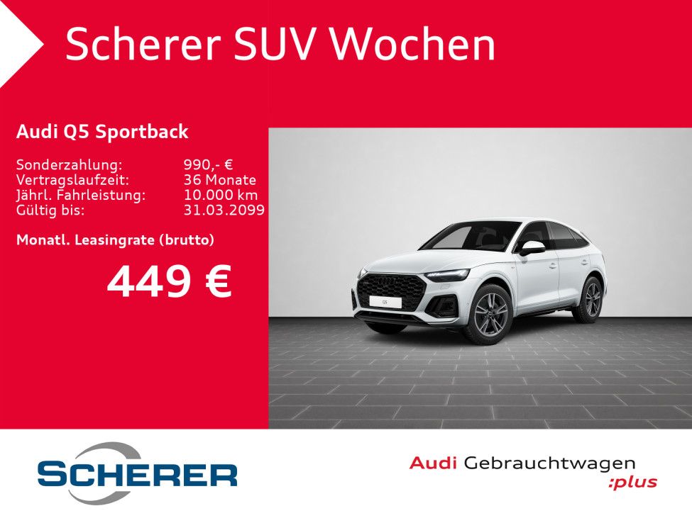 Audi Q5 Sportback S line 50 TDI 360°KAMERA AHK OPTIK-