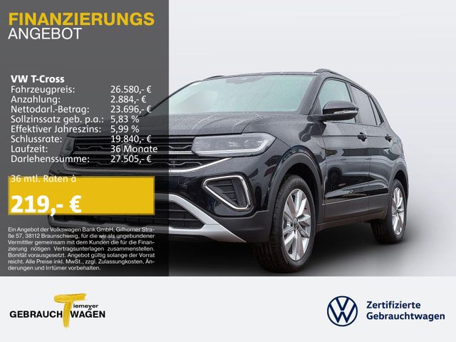 Volkswagen T-Cross 1.0 TSI DSG LIFE MATRIX LM17 SITZHZ KAME