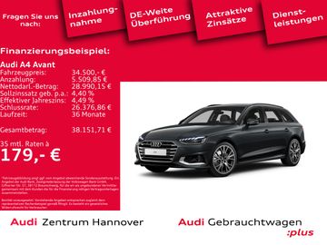 Audi Leasingangebot: Audi A4 Avant 30 TDI advanced virtuell AHK LED