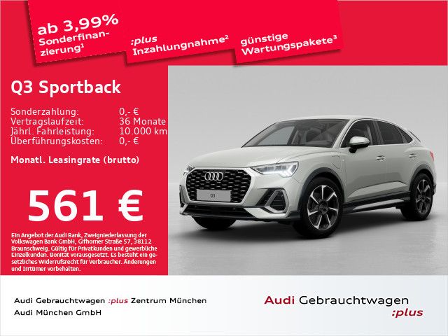 Audi Q3 Sportback 45 TFSI e S tronic S line ACC/AHK/P