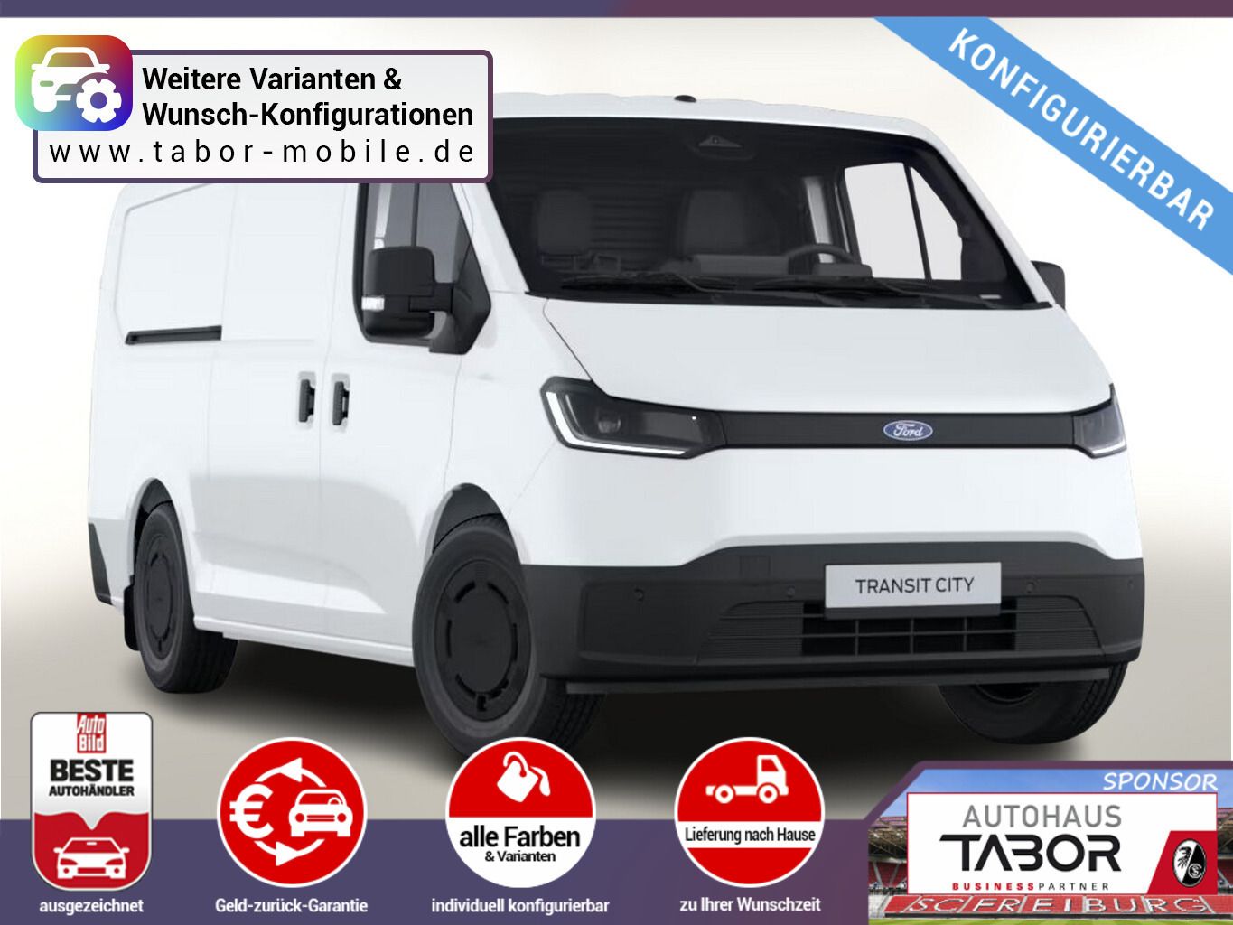Ford Transit City 56kWh L1H1 / L2H2 Trend UVP-32%*