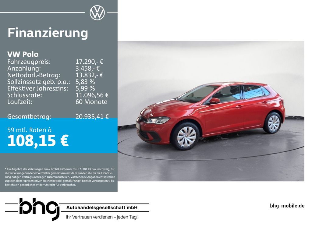 Polo 1.0 Life *KAMERA*SITZHEITZUNG*KLIMA*