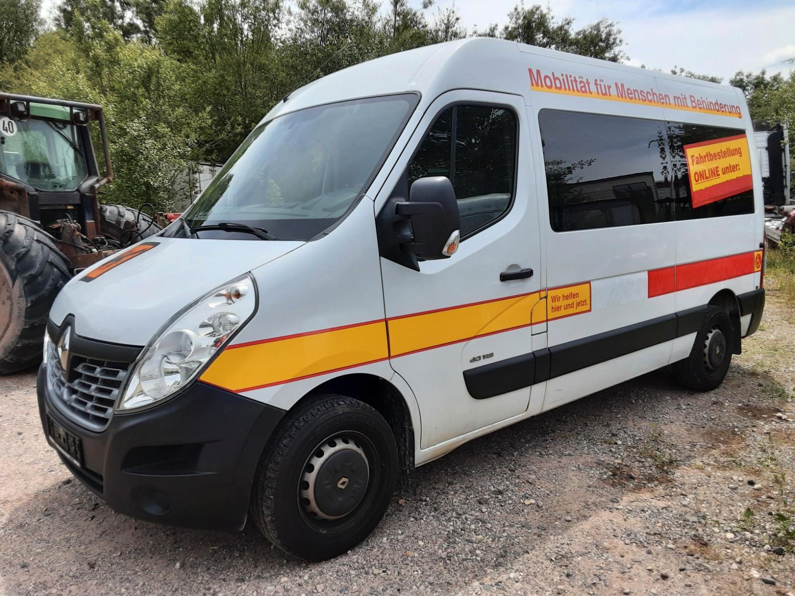 Renault Master 2.3 dCi=Rollstuhlrampe=9-Sitzer=Tüv 2-27=