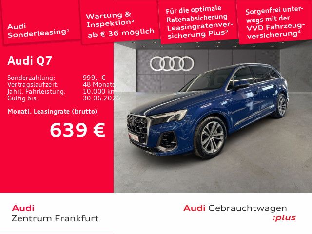 Audi Q7 55 TFSI quatt 7 SITZER S-LINE MATRIX+HUD+B&O+