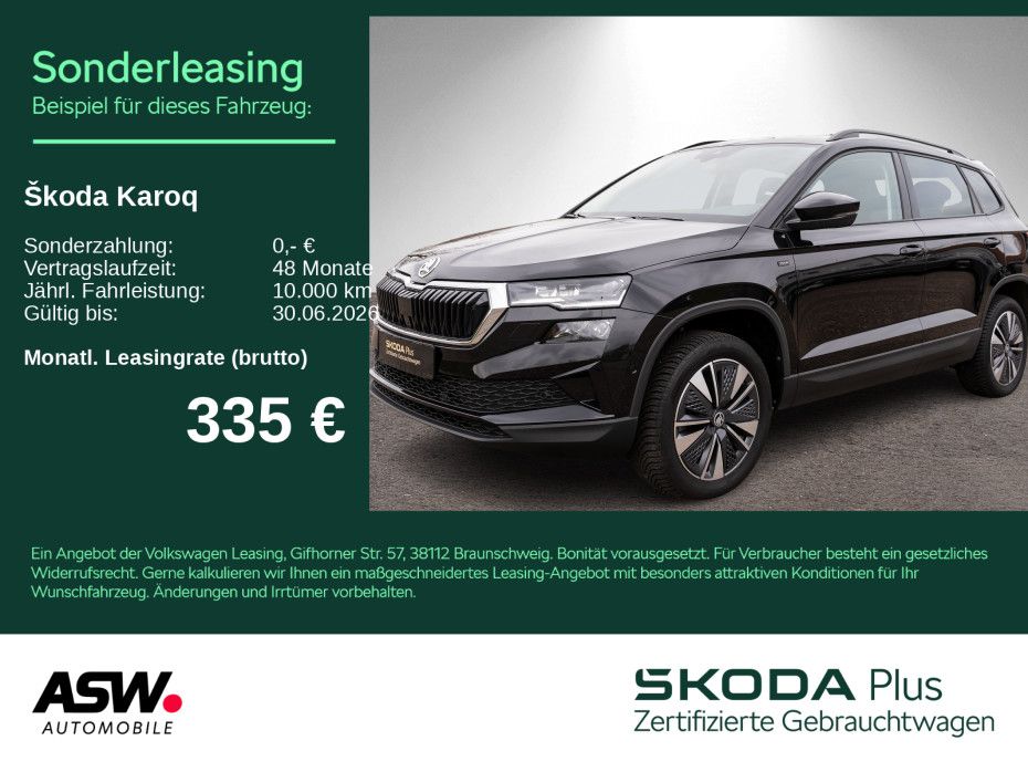 Skoda Karoq Tour 1.5 TSI DSG LED Navi PDC SHZ PANO AHK