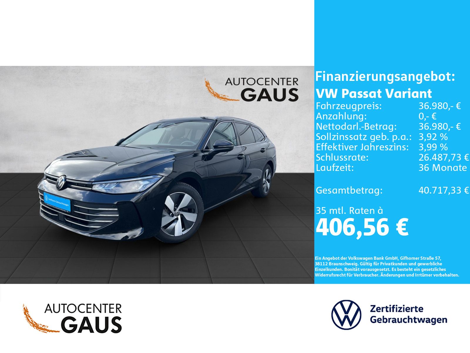 Passat Variant Business 1.5 TSI eHybrid DSG AHK*