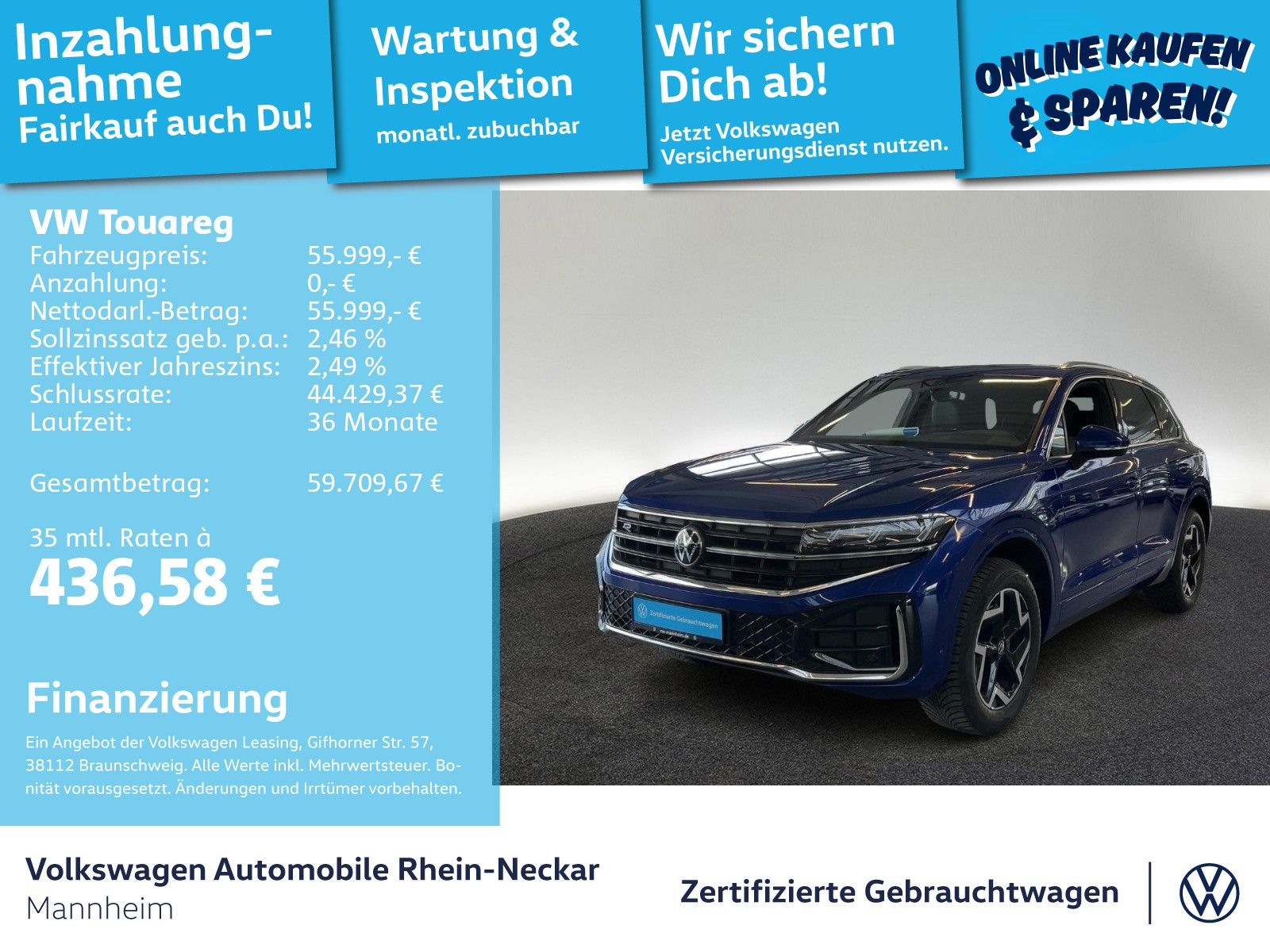 VW Touareg 3.0 TDI R-Line Navi AHK Kamera uvm