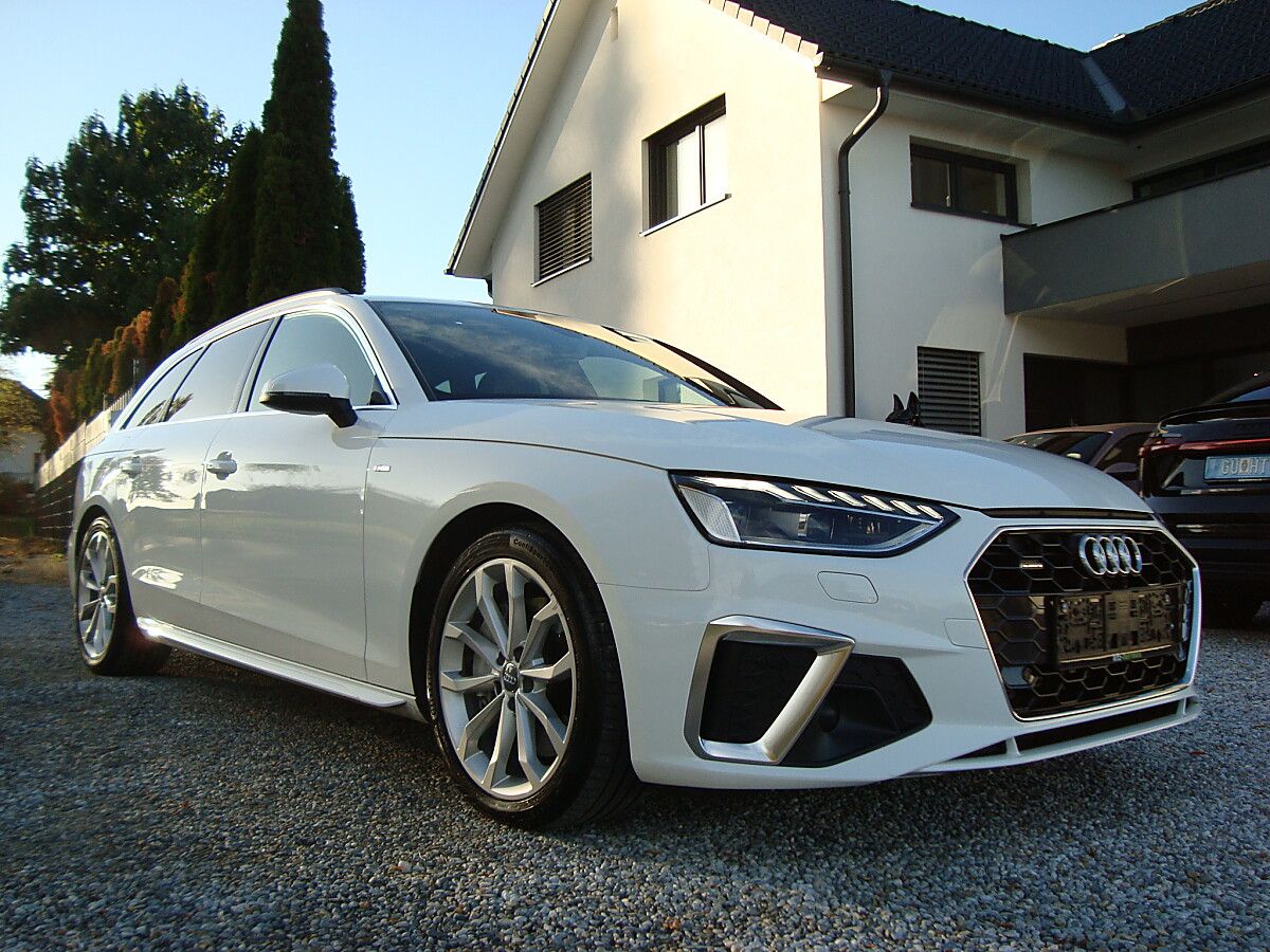 Audi A4 Avant 45 TDI quattro S-Line Richtig Voll 1...