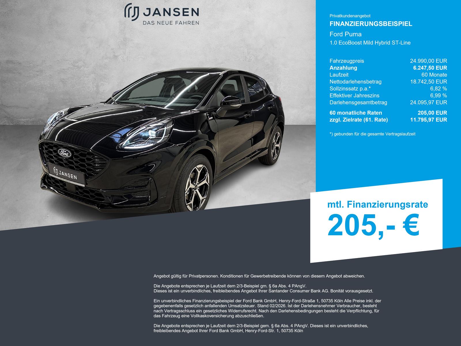 Ford Puma 1.0 EcoBoost Mild Hybrid ST-Line