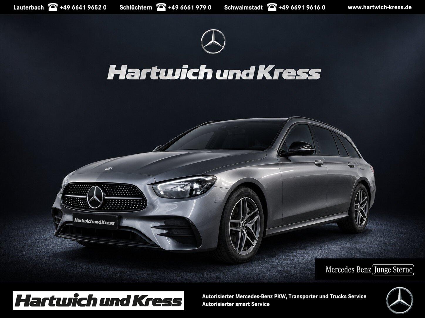 Mercedes-Benz E 220 T d AMG Line+AHK+Night+Burmester+360°-Kame