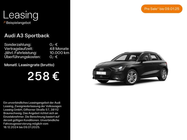 Audi A3 Sportback 35 TFSI NAVI*SHZ*PDC*17ZOLL