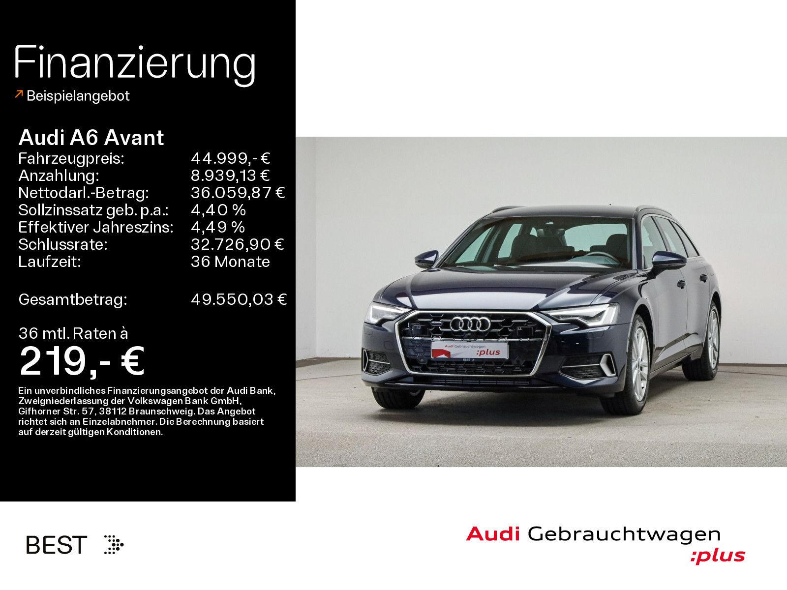 Audi A6 Avant 50 TFSIe quattro advanced*NAVI-PLUS*LED
