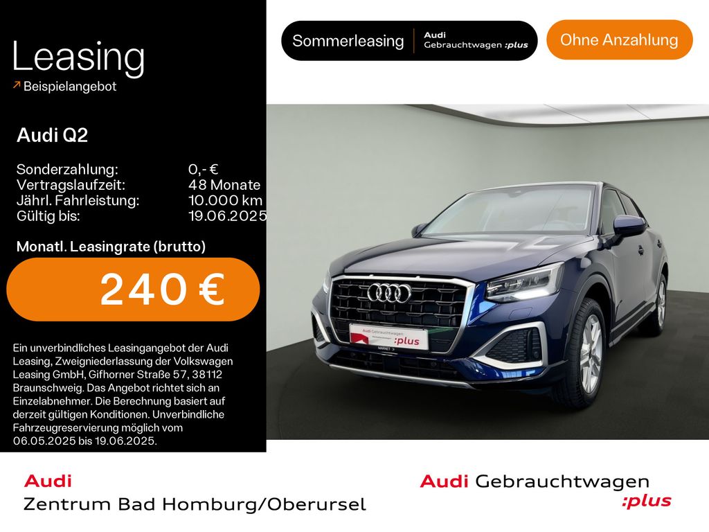 Audi Q2 Advanced 30 TFSI*Navi*LED*Alu*AHK*PDC*Virtual