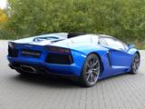Lamborghini Aventador LP 700-4 Roadster - mit Benzin-Antrieb: Blau, Vollleder, Cabrio