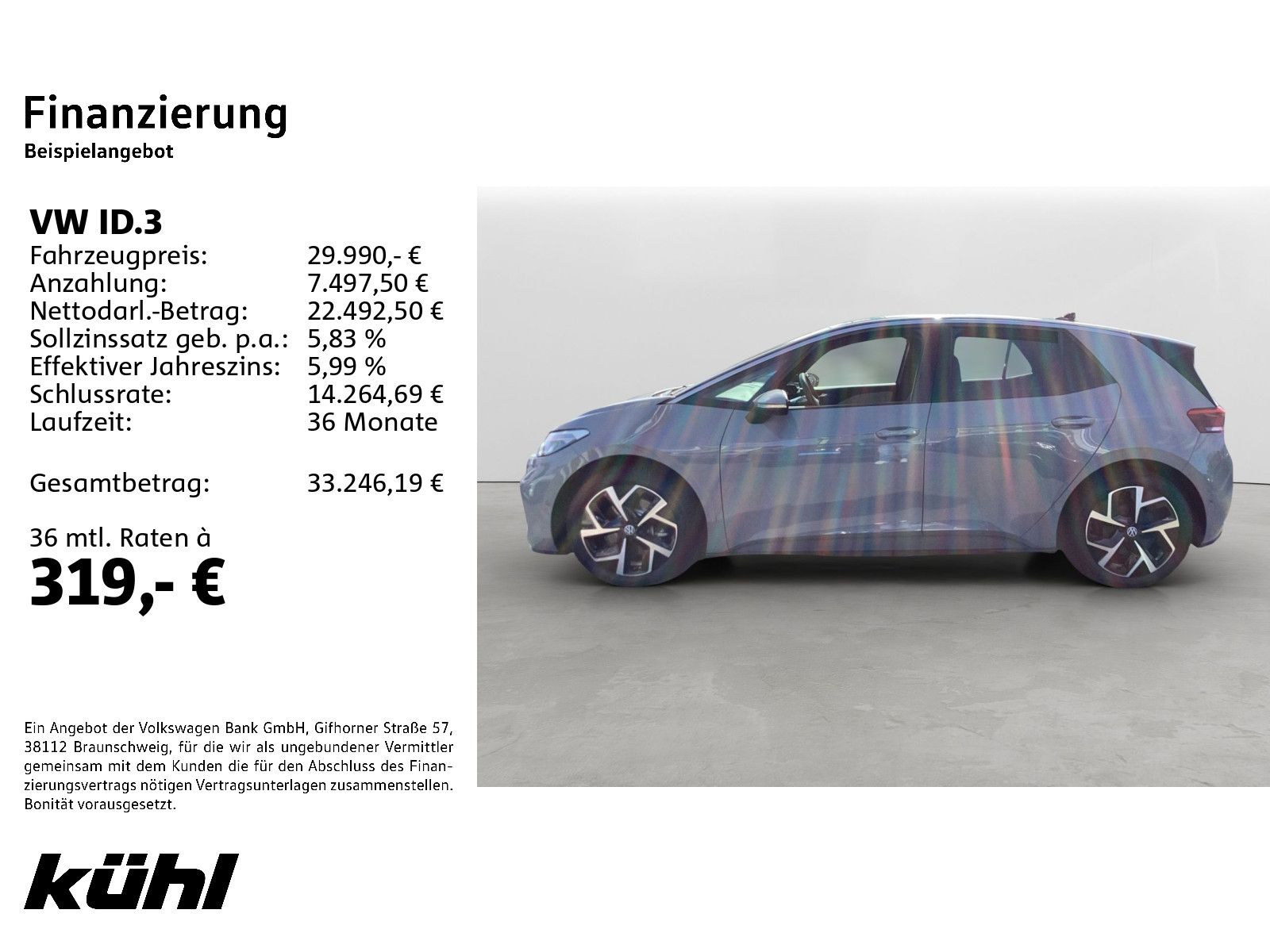 Volkswagen ID.3 Pro LED ACC HuD Kamera App Navi foto 2