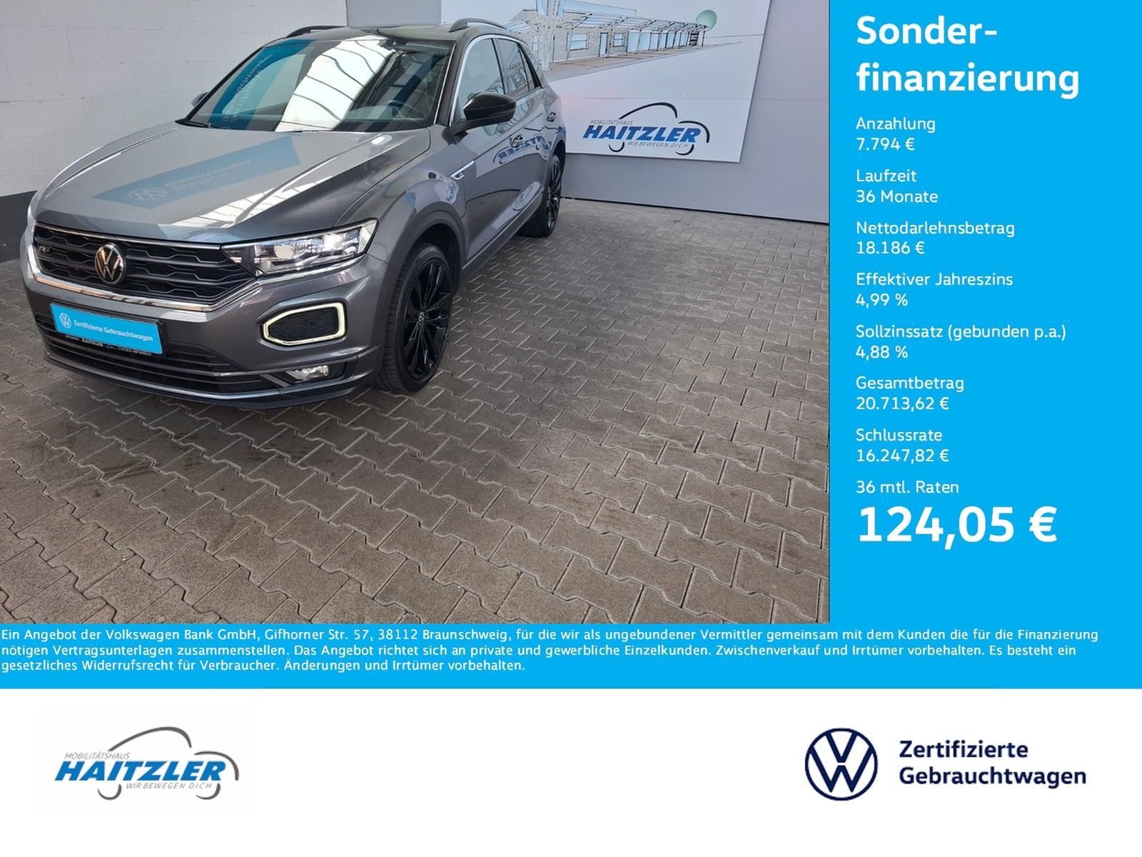 Fahrzeugabbildung Volkswagen T-Roc R-Line 2.0 TSI DSG 4Motion +ACC +DCC +LED