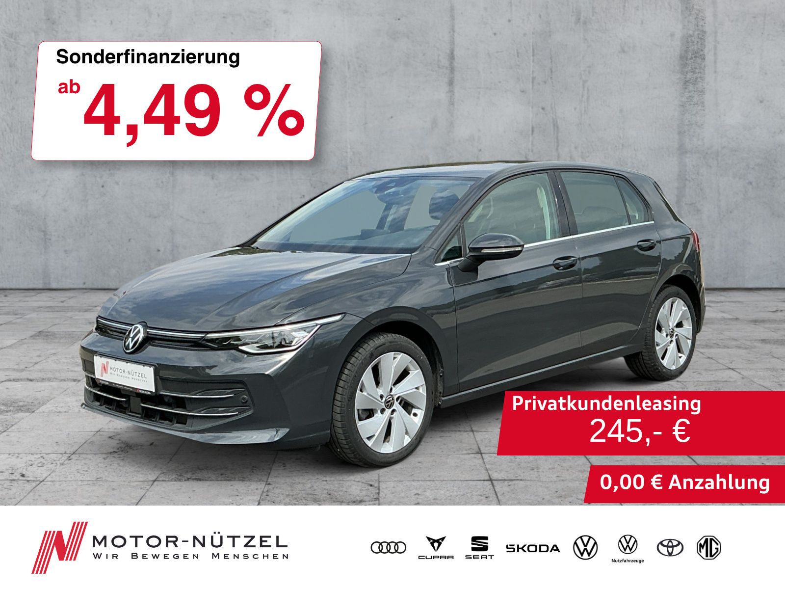 Volkswagen Golf 1.5 TSI STYLE LED+RFK+ACC+DC+DAB+