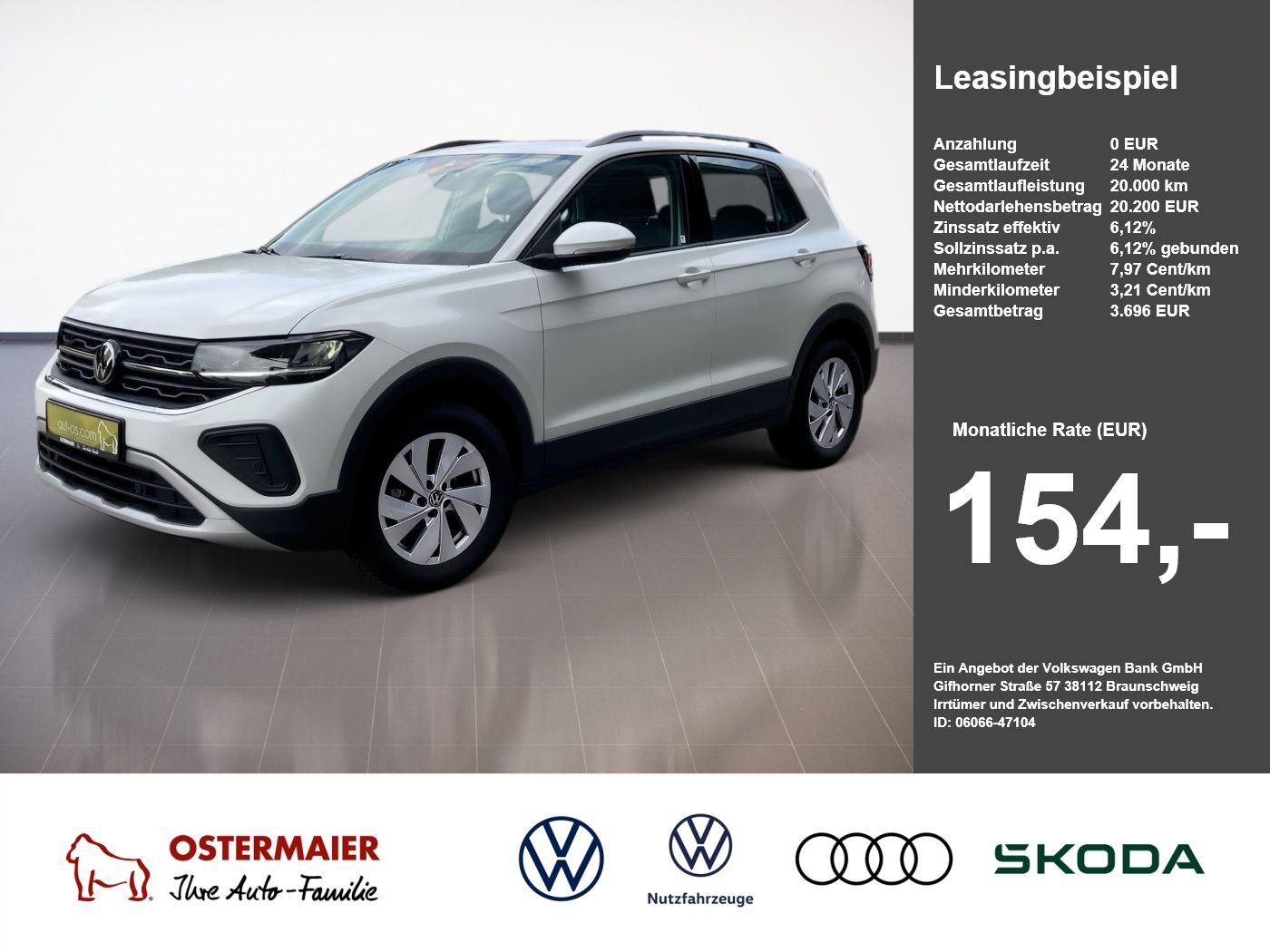 Volkswagen T-Cross LIFE 1.0TSI 95PS ACC.NAVI+VC.2xPDC.LED.S