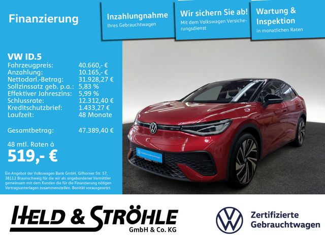 VW ID.5 Pro IQ-LED WÄPU AHK PANO BLACK HuD 360° 21"