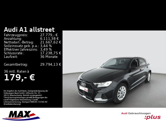A1 allstreet 30 TFSI LED+MMI NAVI+KAMERA+VCP+SHZ