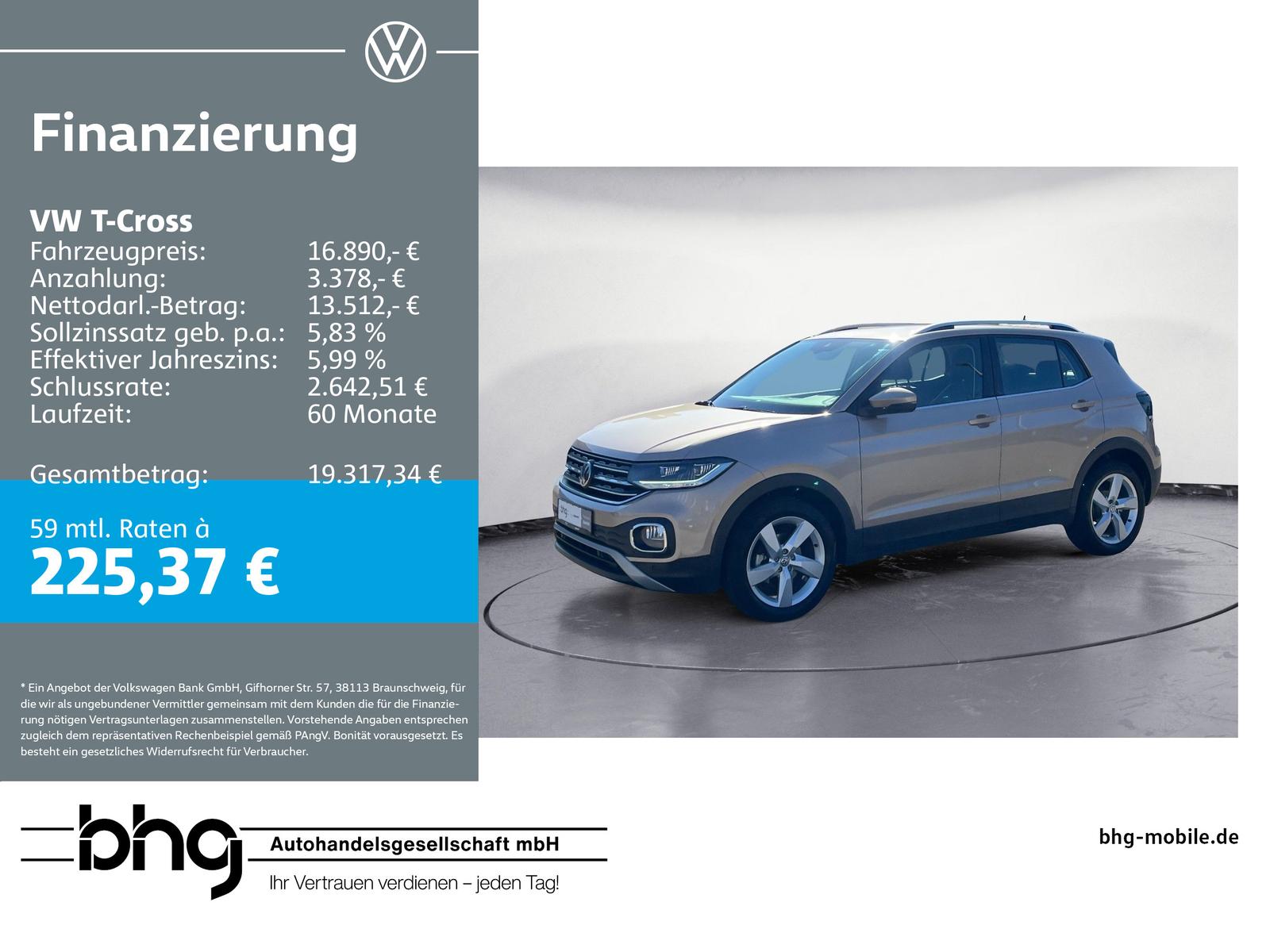 Volkswagen T-Cross 1.0 TSI OPF