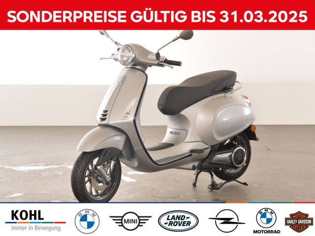 Vespa Elettrica 70 km h nero profondo silber-schwarz