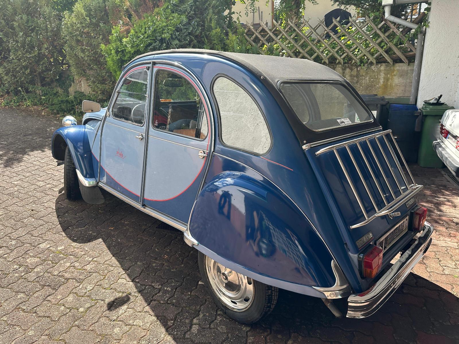 Citroën 2CV6 Club · 1987 · Zweifarb-Paris-Design · 65Tkm