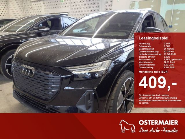 Audi Q4 Sportback e-tron S-LINE BLACK 40 204PS NP.85T