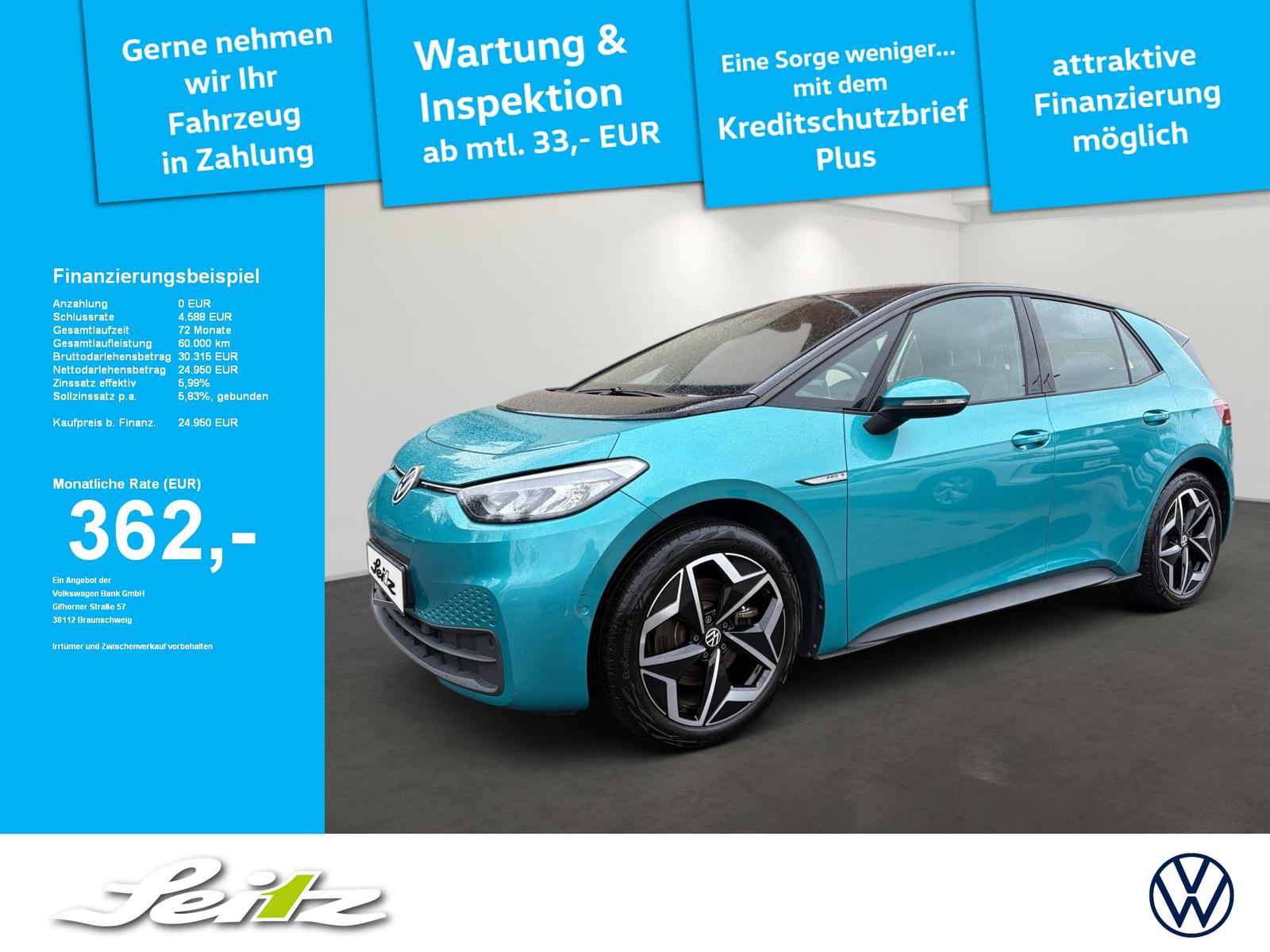 Volkswagen ID.3 Pro S 82kwh *LED*KAMERA*NAVI*SITZHZG*APPCON