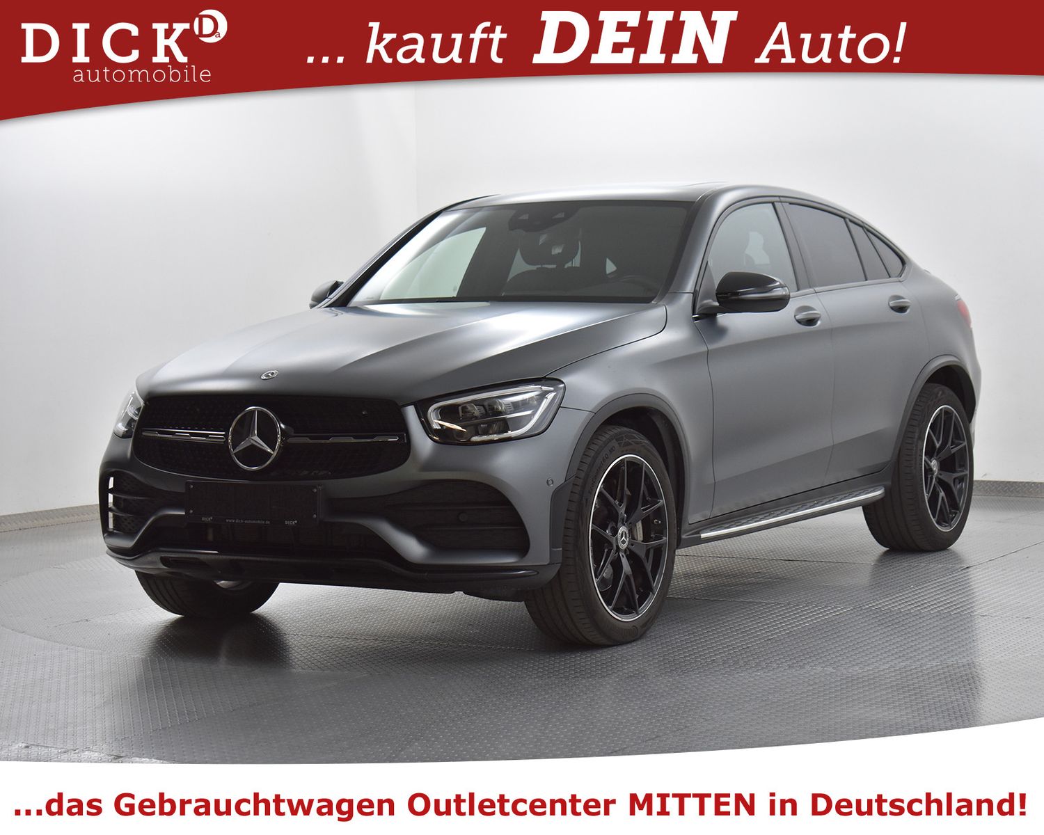 MERCEDES-BENZ GLC300 Coupe 2X AMG Line + NIGHT+MEMO+PANO+VOLL - Image 2