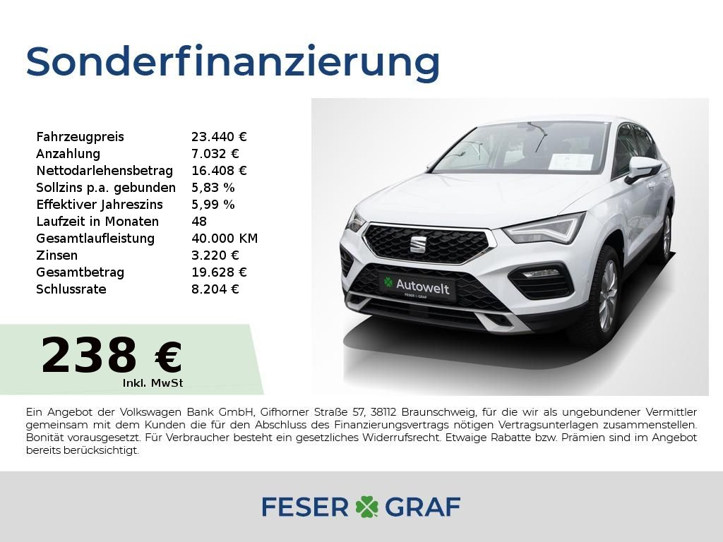 SEAT Ateca 1.5 TSI Style DSG LED/PDZ/SHZ
