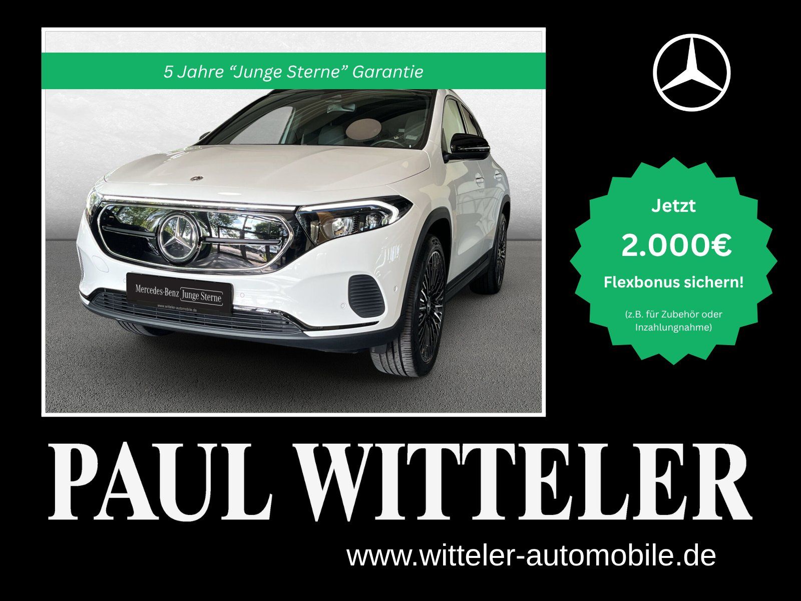 Mercedes-Benz EQA 300 4MATIC Electric Art LED/AHK/PANO/KEYLESS