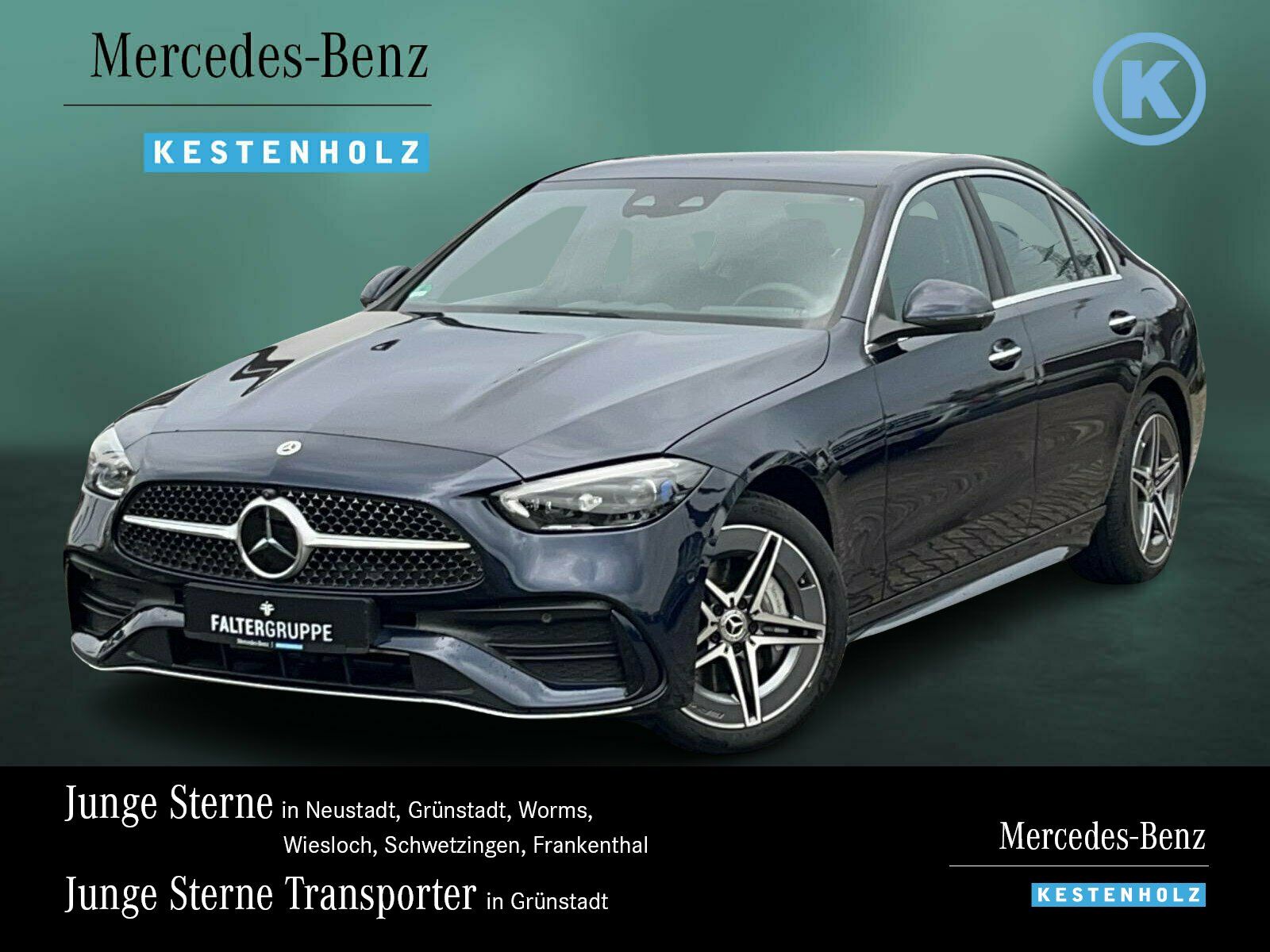 MERCEDES-BENZ C 300 e AMG+DISTRO+360+HUD+DIGITAL+KEYLESS+SOUND