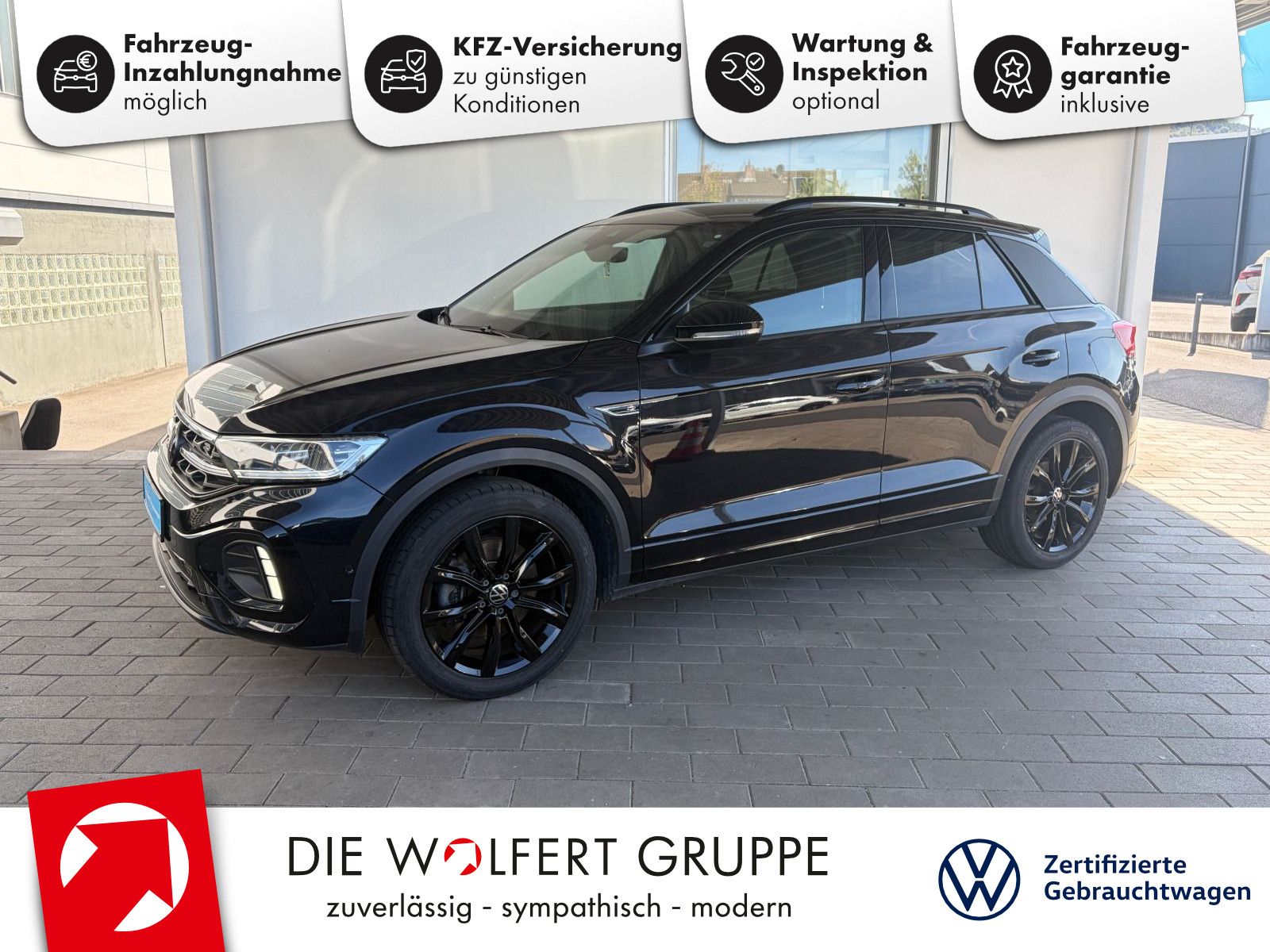 Volkswagen T-Roc R-Line 2.0 TSI DSG 4M AHK RFK BLACK BEATS
