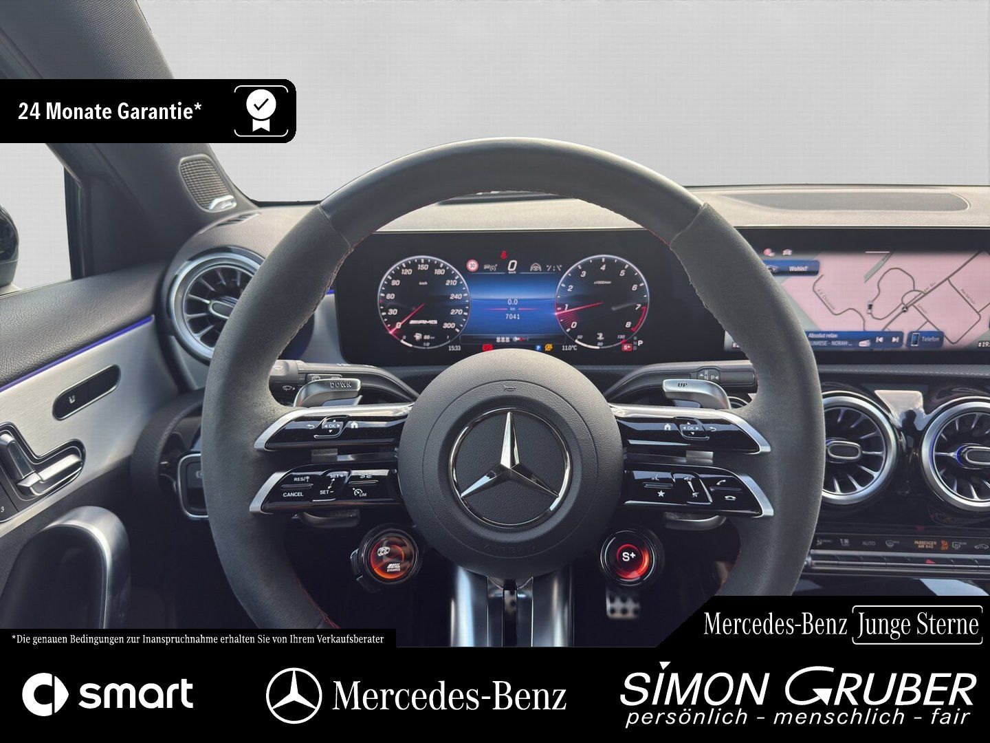 Fahrzeugabbildung Mercedes-Benz A 45 S 4M AMG Night Pano Burm HUD MBeam 360 Memo