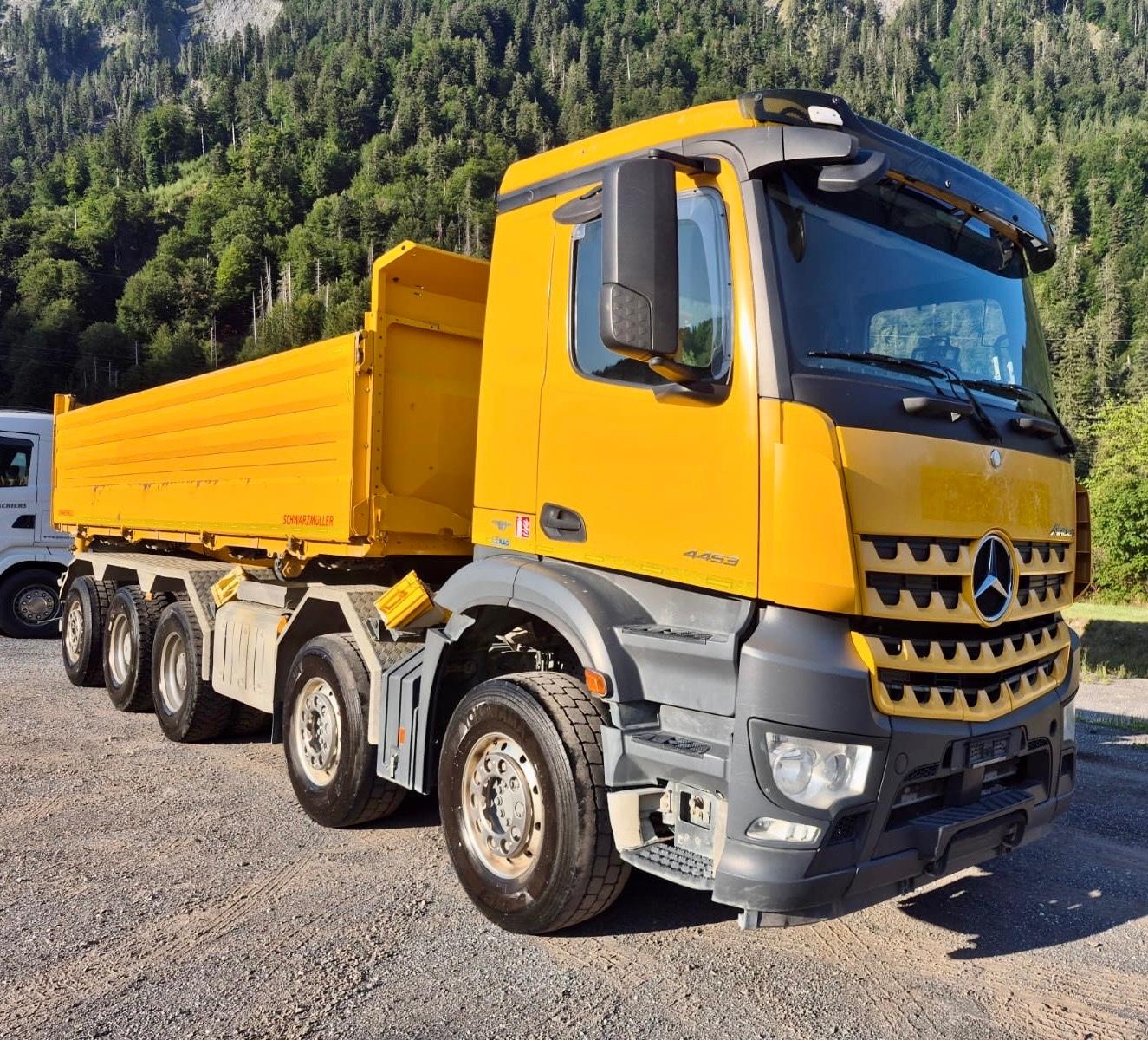 Mercedes-Benz Arocs 4453 10x4, E6, Retarder, Schwarzmueller 3S