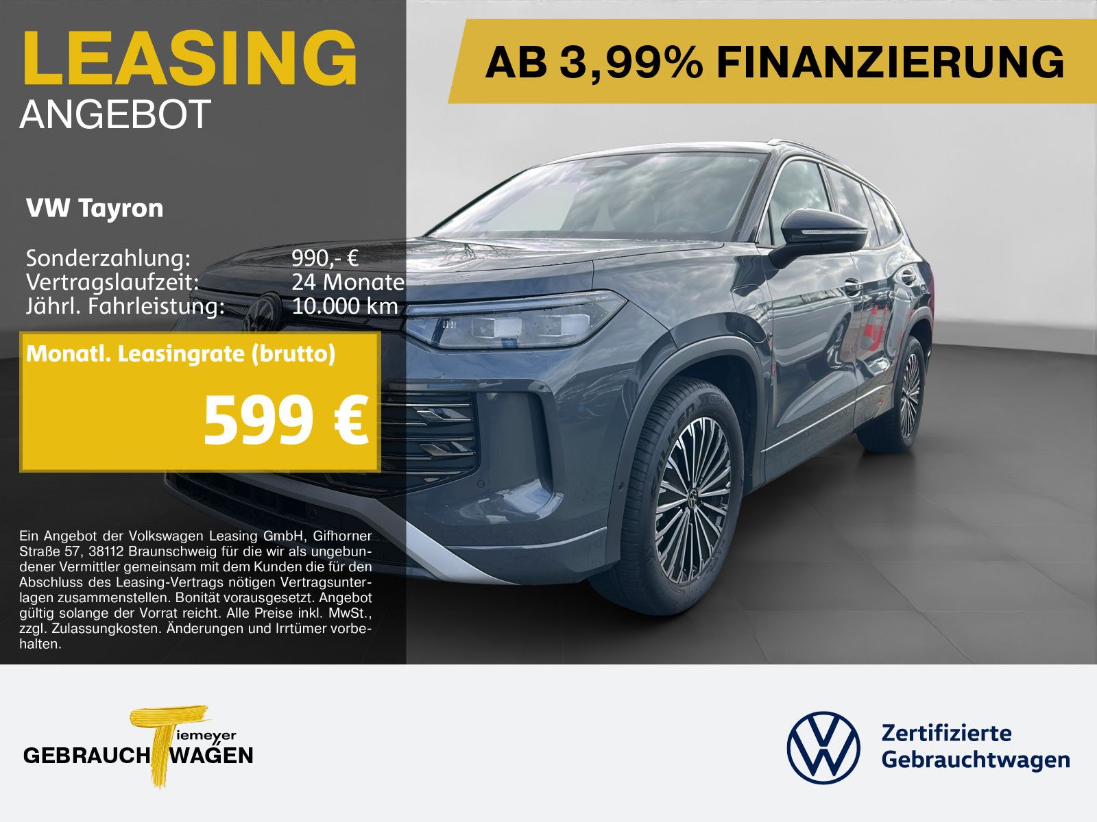 Volkswagen Tayron eHybrid ELEGANCE MATRIX ASSIST AREAVIEW A