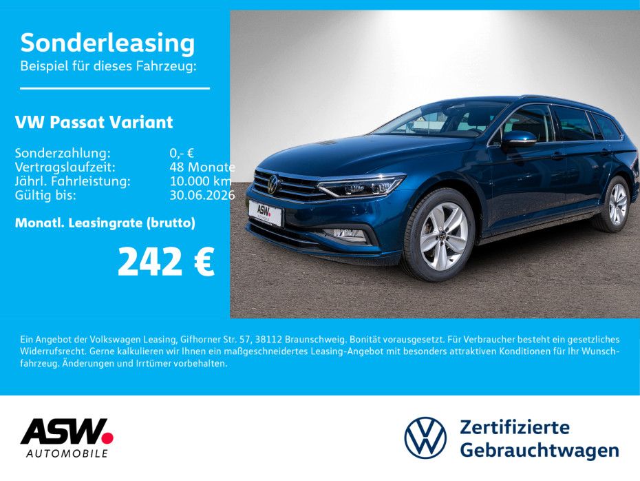 Volkswagen Passat Variant Business  2.0TDI DSG Navi Stdhzg
