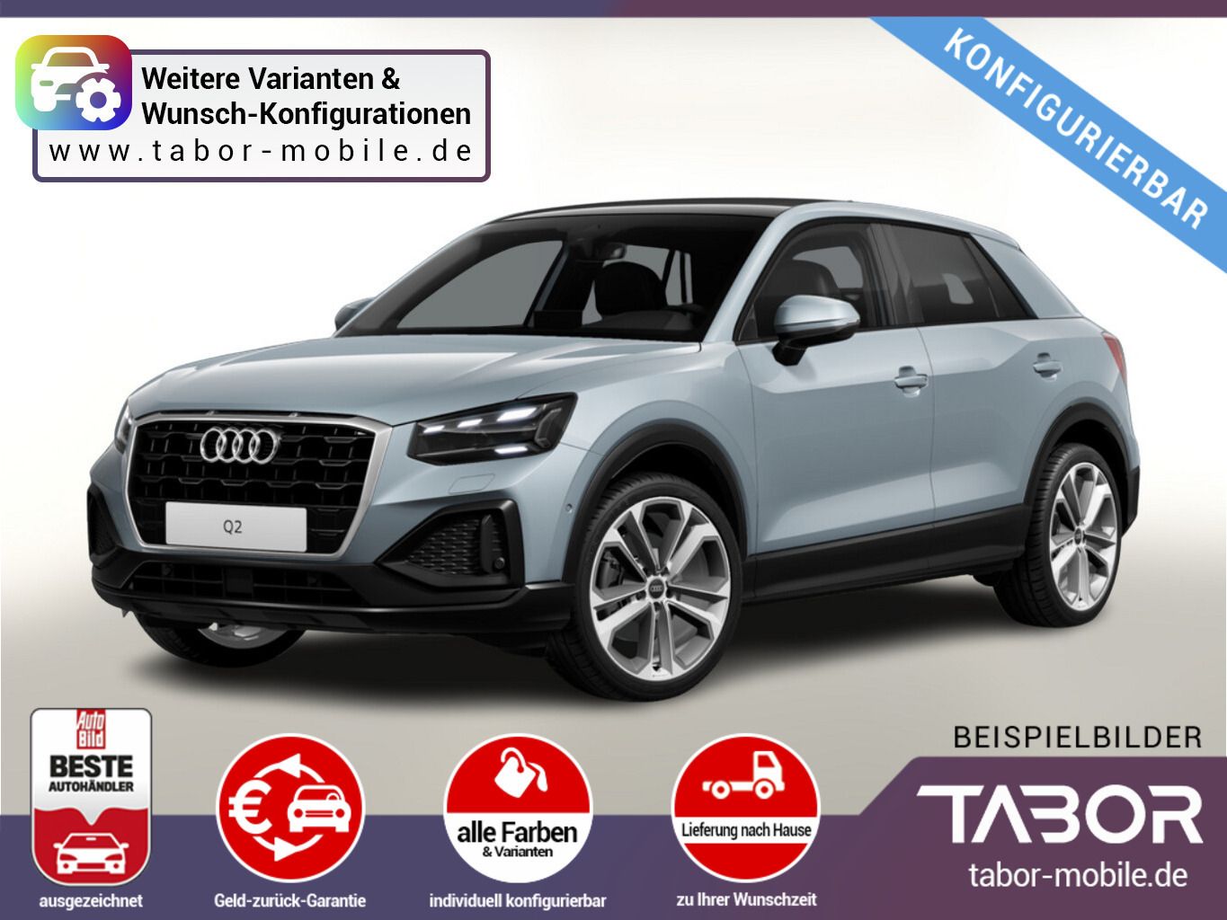 Audi Q2 30 TFSI 116 LED VirCo PDC LaneA MMI Radio+