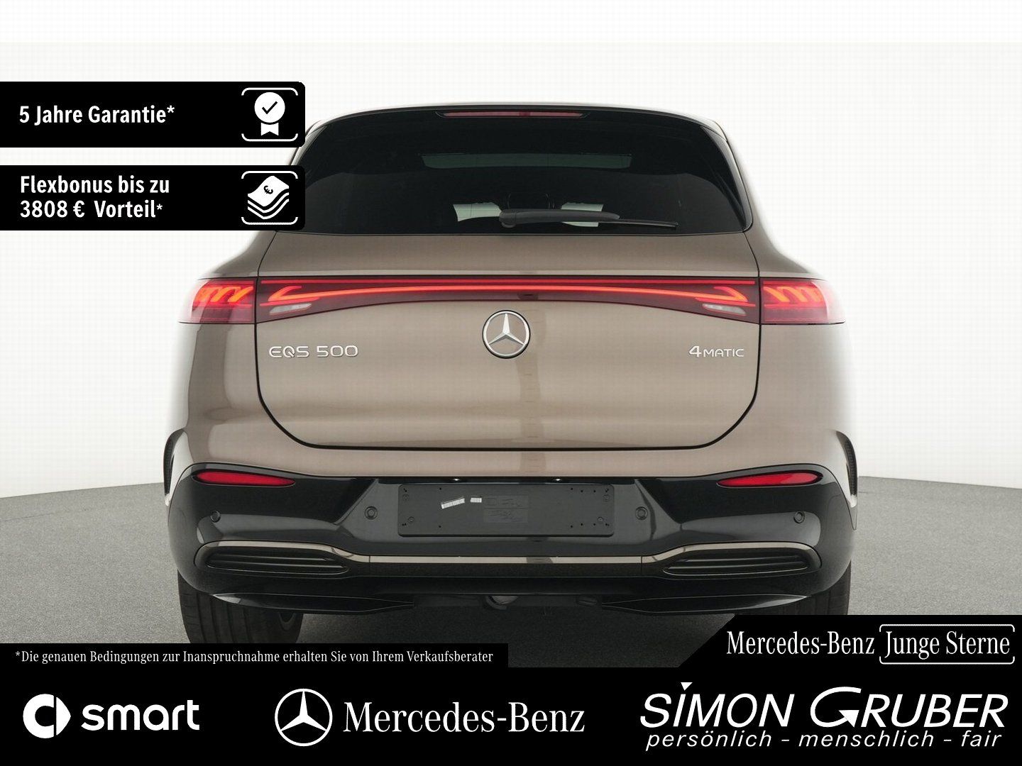 Fahrzeugabbildung Mercedes-Benz EQS 500 4M SUV AMG Sitzklima AHK 7Sitze 118kw