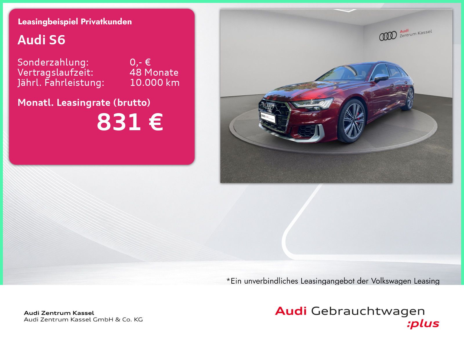 Audi S6 Av. 3.0 TDI qu. Matrix AHK PDC+ Navi Carplay