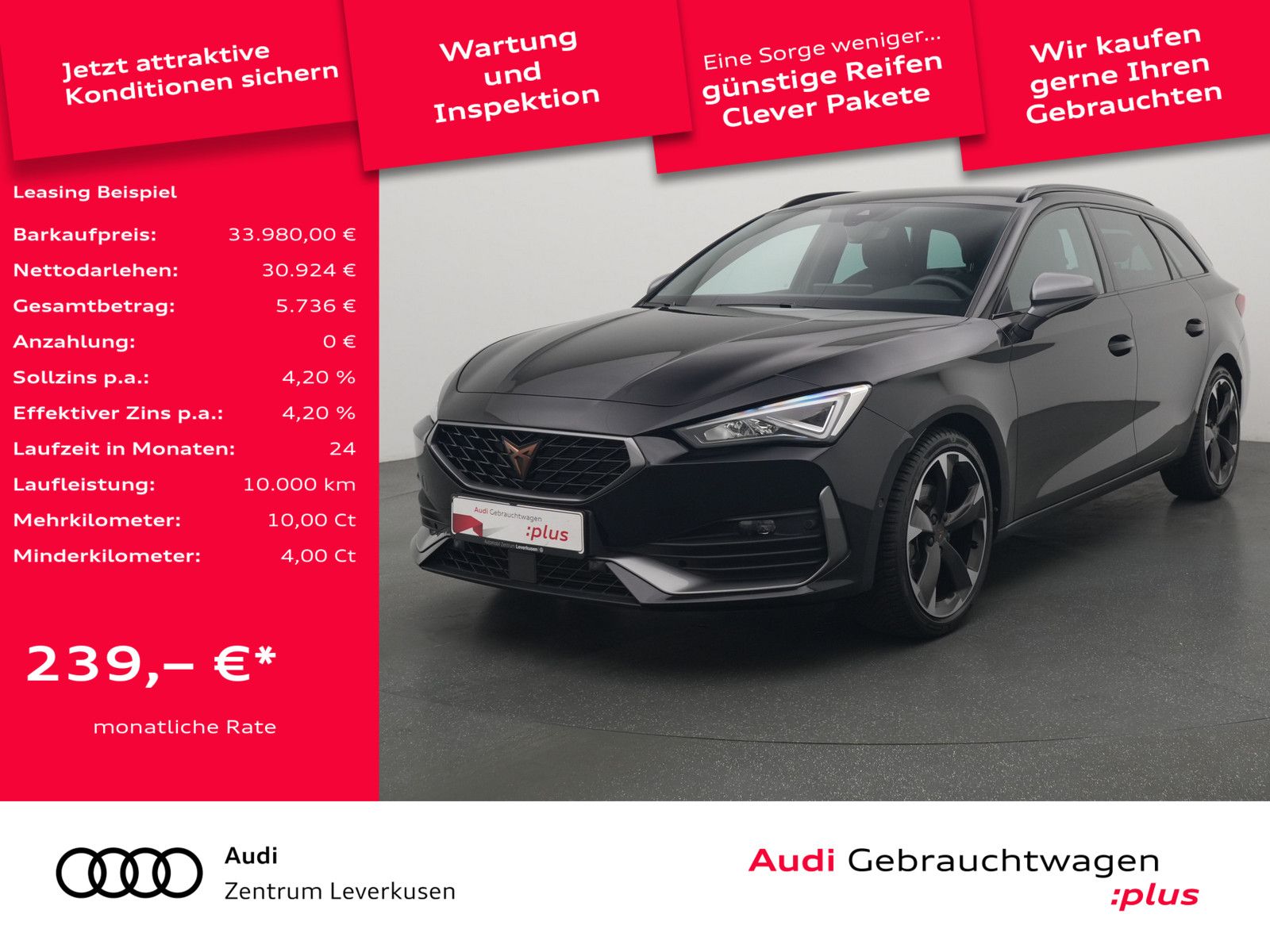 Cupra Leon Sportstourer LED VIRT DSG KAM SHZ PDC