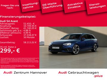 Audi Leasingangebot: Audi S4 Avant 3.0 TDI quattro Pano B&O Kamera Navi